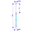 Slika Brinoks crevo baterijsko M10 x 3/8 400  d.p.(70mm)