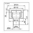 Slika Podni sifon sa donji iz. f 50 STY 600-50