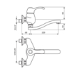 Slika Baterija Jaffar lavabo sudopere JF32120