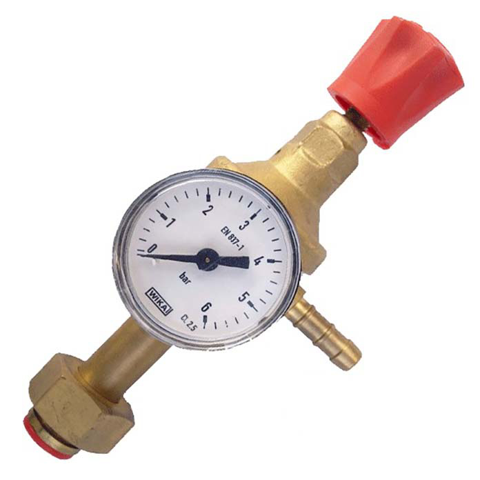 Slika Regulator pritiska sa manometrom L=70 (204)