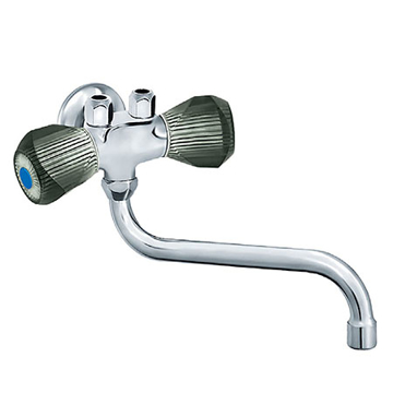 Slika Baterija Clasic za mali bojler zidna KF09102 dvoručna pokretni izliv 200 mm