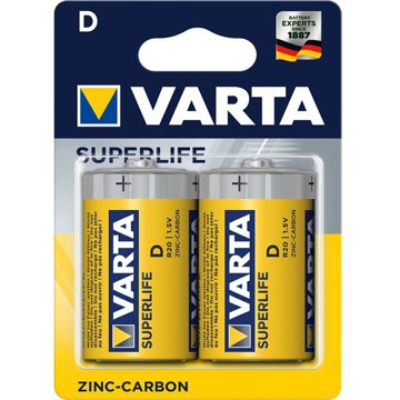 Slika Baterija STANDARDNA R20 Superlife-Varta 1.5V