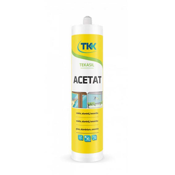 Slika Silikon TKK Tekasil Acetat crni 280 ml