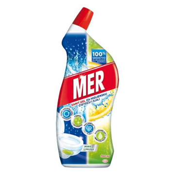 Slika MER SANIT GEL LEMON SREDSTVO ZA ČIŠĆENJE SANITARIJA 700ml