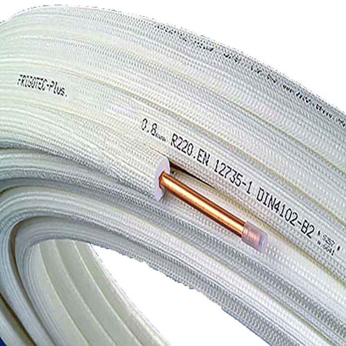 Slika Bakarna cev u koturu Ø 6,35 x 0.8 mm sa izolacijom