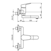 Slika Baterija SMART  lavabo sudopere izliv150mm 321001