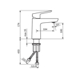 Slika STOLZ Baterija lavaboa (JS130101W)   BELA