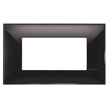 Slika Bticino Classia okvir 4M za doznu 504E/BP504N crni saten (mat) R4804BG