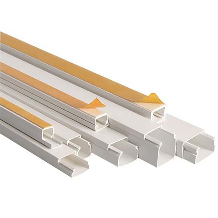 Slika Kanalica kablovska PVC samolepljiva 25x16x2000 bela