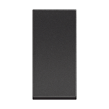 Slika Bticino Classia prekidač običan 1M 10AX 250V crni RAL 9011 RG4001