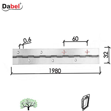 Slika ŠARKA KLAVIR 9900 NIKL 1980/32/0,6MM BPDQ