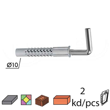 Slika Tipl + L kuka TL1 ZnB fix10x65/6mm (2kom) XPD  0401226