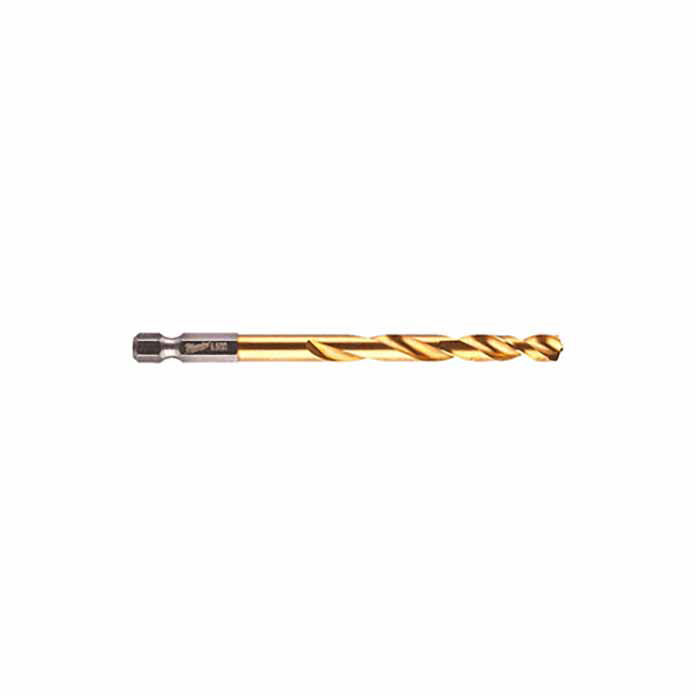 Slika Milwaukee udarna burgija za metal HSS-G TiN HEX 1/4" 6,5mm 48894715