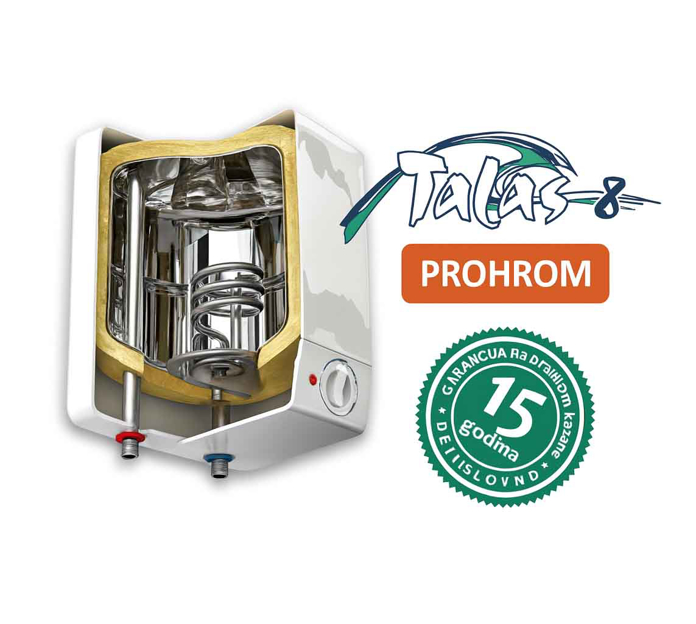 Slika Bojler ELIT Talas 8V visoka montaža prelivni bojler