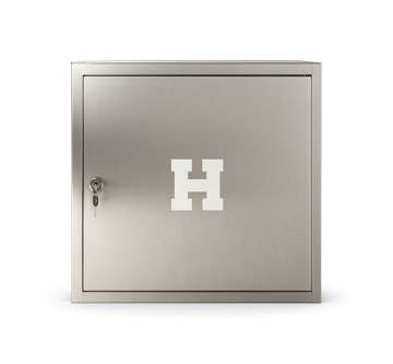 Slika Hidrantni ormar zidni INOX sa crevom Ø52×15 m, ventilom i mlaznicom