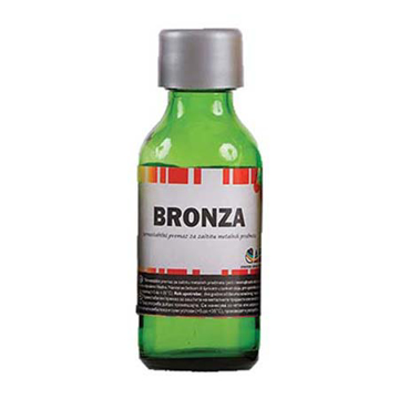 Srebrna bronza za zaštitu metalnih površina 100 ml otporna na visoke temperature