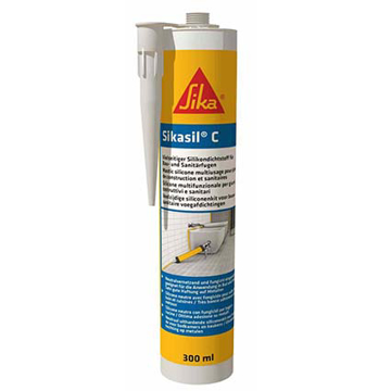 Slika Sika Sikasil-C transparentni silikon 300 ml