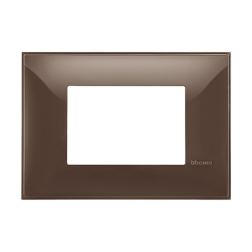 Slika Bticino Classia okvir 3M za doznu 503E/BP503N moka sjaj RAL 8014 R4803MK