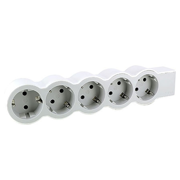 Slika Produžni blok za kabl Legrand 5×2P+E 16A bela 694577